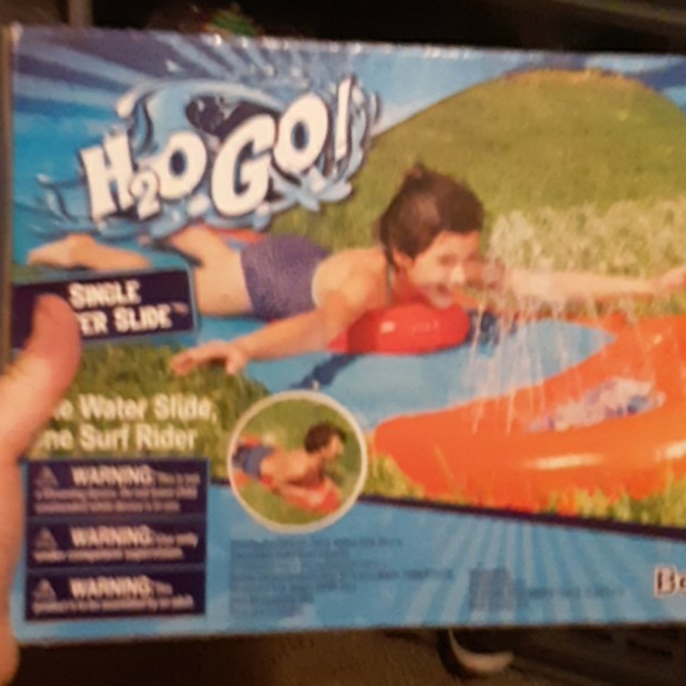 H2O Go! Single Water Slide Inflatable Mat Drench Pool 18 foot long Slip & Slide - Picture 3 of 5